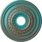 Ekena Millwork Orleans Medallion (Canopies up to 4 5/8"), 17 5/8"OD X 3 5/8"ID X 1 7/8"P, Copper Green Patina CM17OLCGS - alternate 1